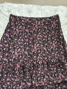 Floral Tiered Maxi Skirt