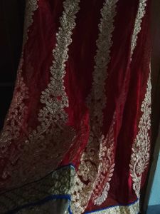 Elegant Red and Gold Lehenga Choli
