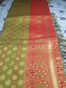 Embroidered Partyware And Wedding Base Saree