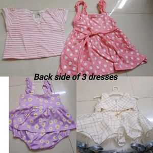 Limited Time Sale 💰Baby Girl 3 Dresses Wit Freebe