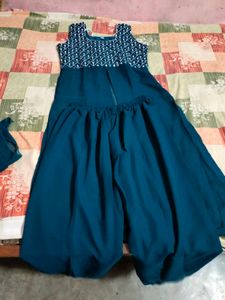 Teal Palazzo Pant Suit
