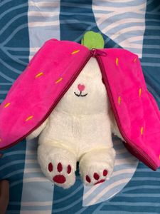 Adorable Bunny Strawberry RabbitPlushie Pe
