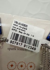 Stylish Silver Drop Earrings