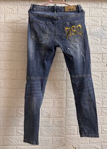 Denim Grey-Blue Funky Mens Jeans