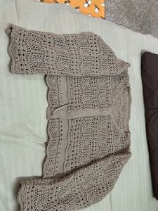 Crochet Knit Cardigan