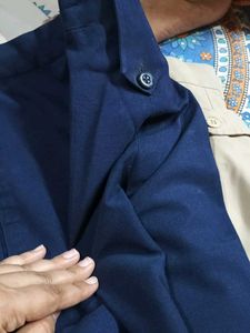 Blue Dress Pants Combo Of 3