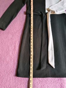 Two-Tone Midi Dress
