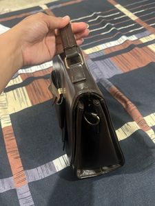 Brown Leather Sling bag