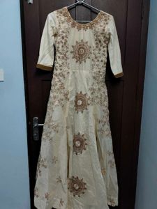 Heavy Embroidery Design Gown