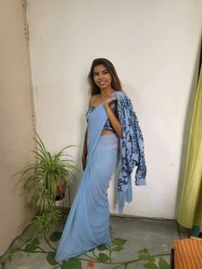 One Minute Saree With Jacket