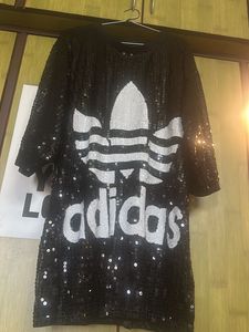 Black Sequence Adidas Dress
