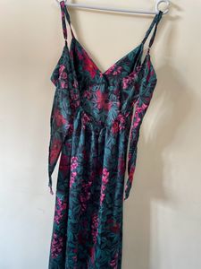Green Floral Gown