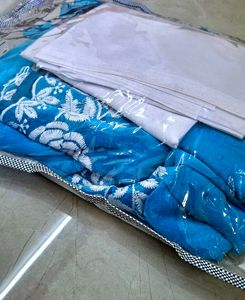 BLUE  TRENDy sareee 🩵🔥