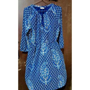 Blue Kurti Top