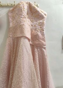 Tube Dress In Blush Pink