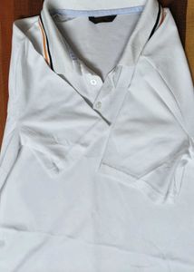 Skool Men White Polo Tshirt