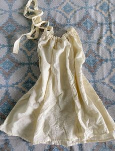 Cream Halter Top