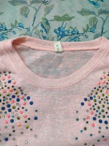 Pink Embroidered Top💗