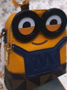 Minion Inspired Crossbody Bag+ pouch