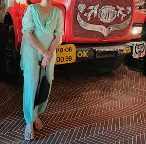 Sea Green Kurta afgani Set