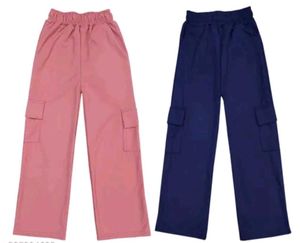 Pink And Peach Track Pants (Combo Of 2)