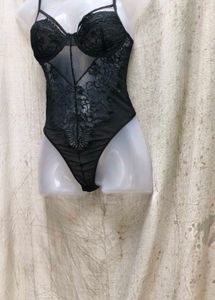 I. Black Lace Bodysuit
