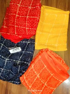 New Bhandej  Saree