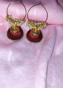 Silk Thread Earrings