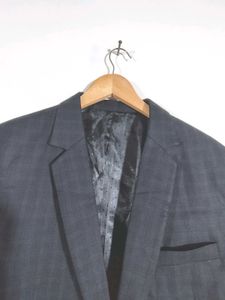 Womens Gray Two-Piece Suit