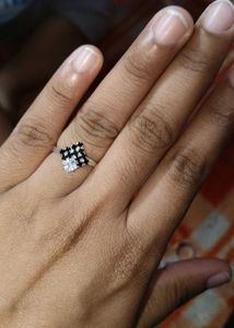 Sparkling Silver Ring Set