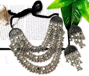 Navratri Special Oxidised Jwellery Set