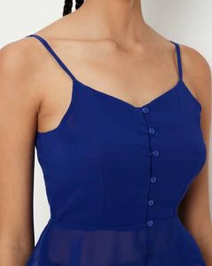 Blue Peplum Cami Top💙