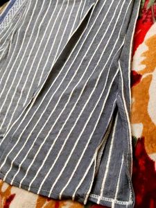 Striped Duster Cardigan