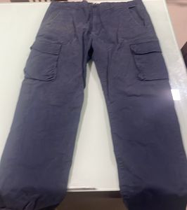 Blue Cargo Pants