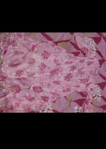 Pink Floral Kurta Set