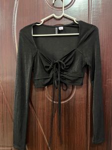 H&amp;M Sexy Black Top