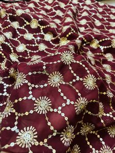 amazing worked saree
