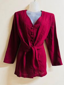 Korean Marron One Piece♥️