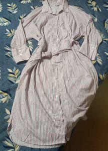 COTTON SHIRT DRESS