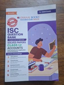 ISC Class 12 Accounts Solved Papers