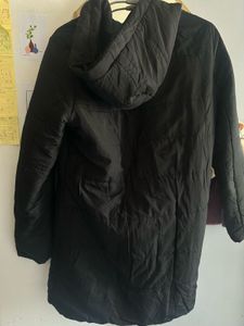 Two Way Parka Jacket With Cinched Waist