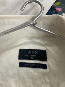 White formal Shirt by Westside