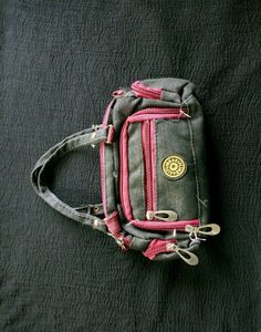 little vintage denim hand Bag