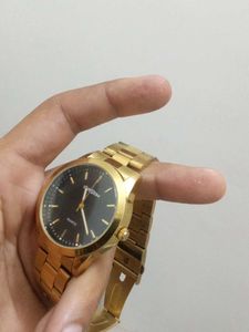 Gold Cristom Quartz Watch