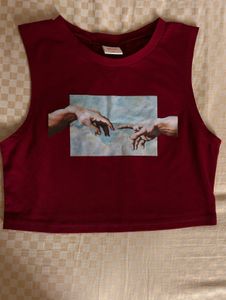 Urbanic Adam And Eve Hand Print Tee