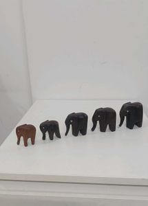 Elephant Family Figurine