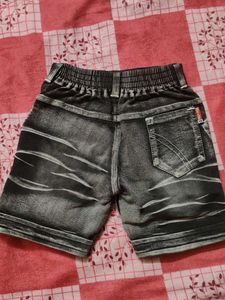 tshirt half denim set