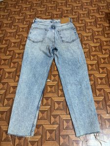 Distressed Light Wash Jeans