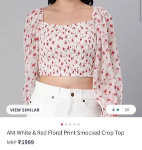 Floral Crop Top🍄