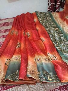 Multicolor Saree